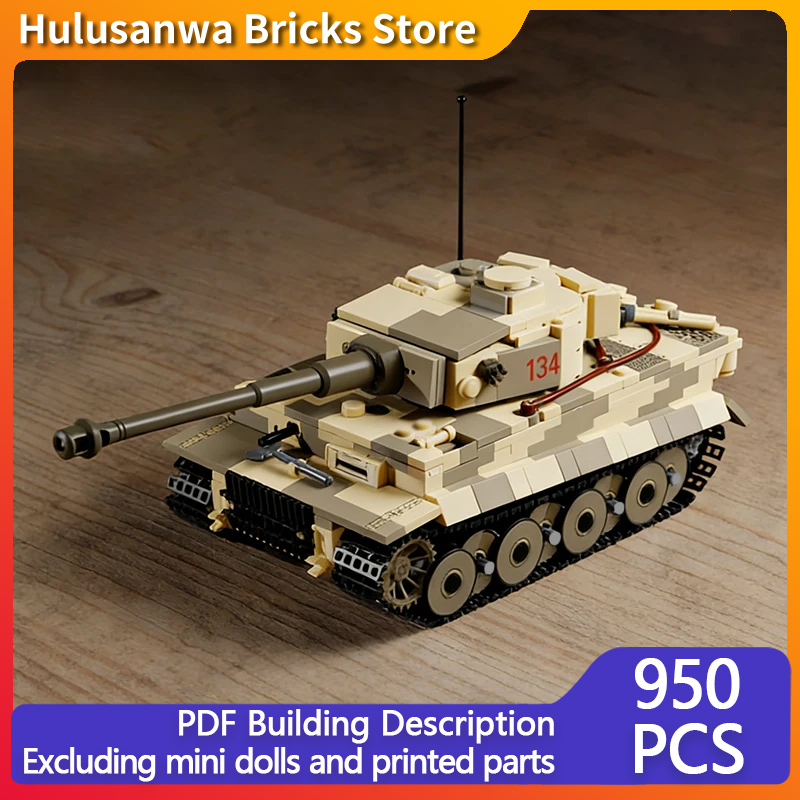 Heavy Military Tank Model MOC  - Heavy Equipment Battery 评论和价格