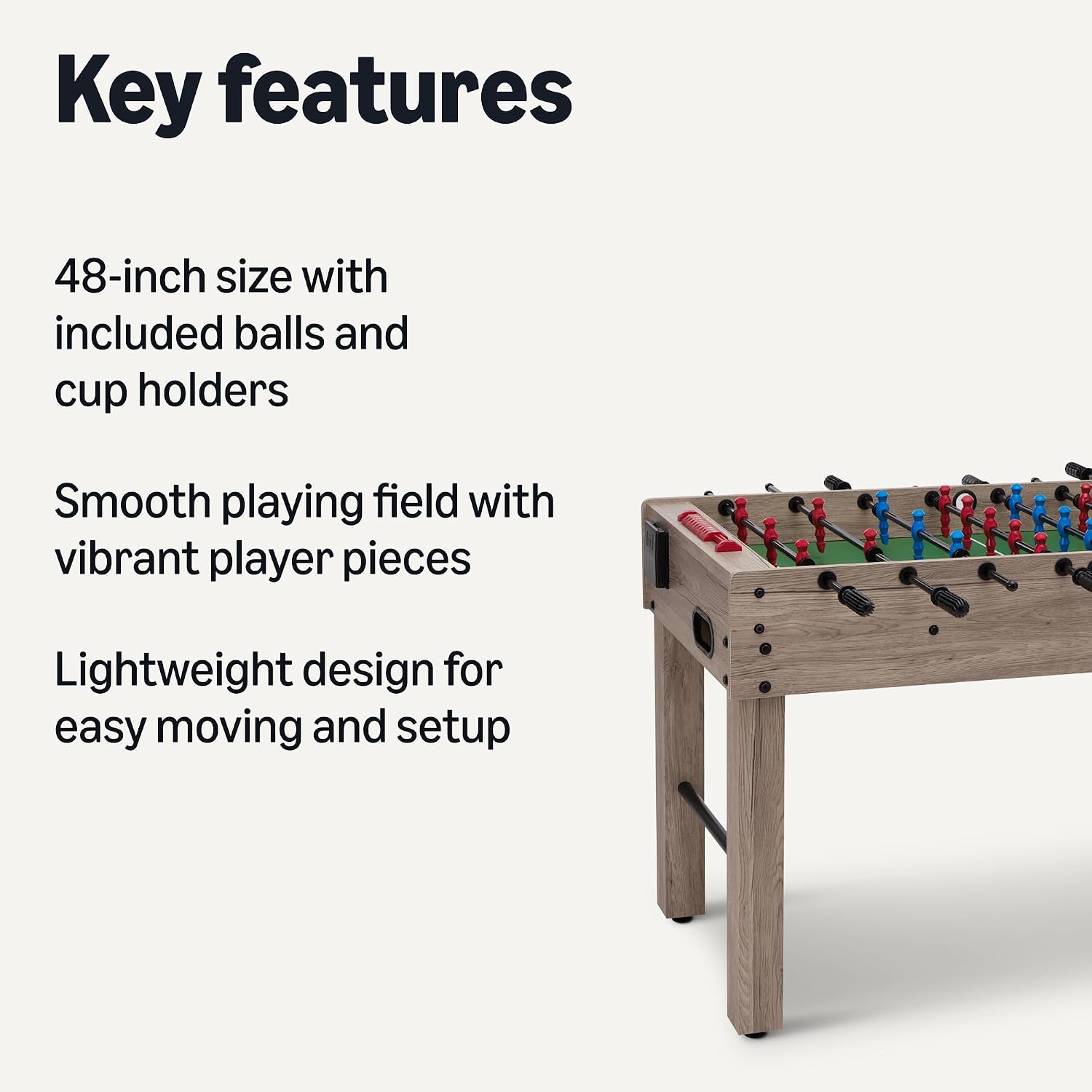Foosball Table Soccer Game Roo - Heavy Equipment Game 评论和价格