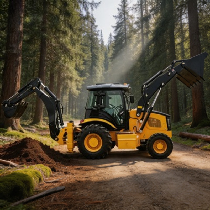 4x4 Backhoe Loader Digger Trac - Tractor Backhoe 评论和价格