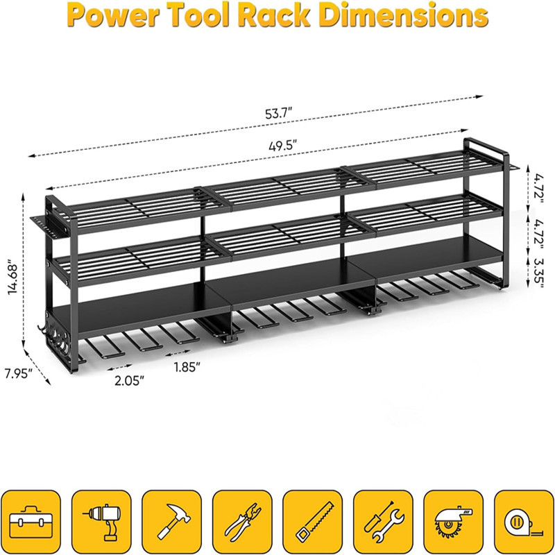 Large Power Tool Organizer Wal - Heavy Equipment Battery 评论和价格