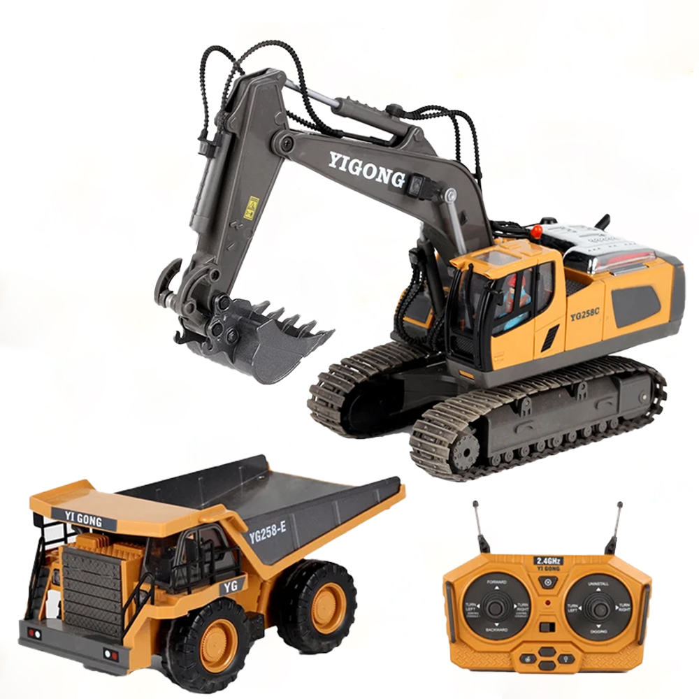 4WD Alloy RC Excavator Bulldoz - Heavy Equipment Games 评论和价格