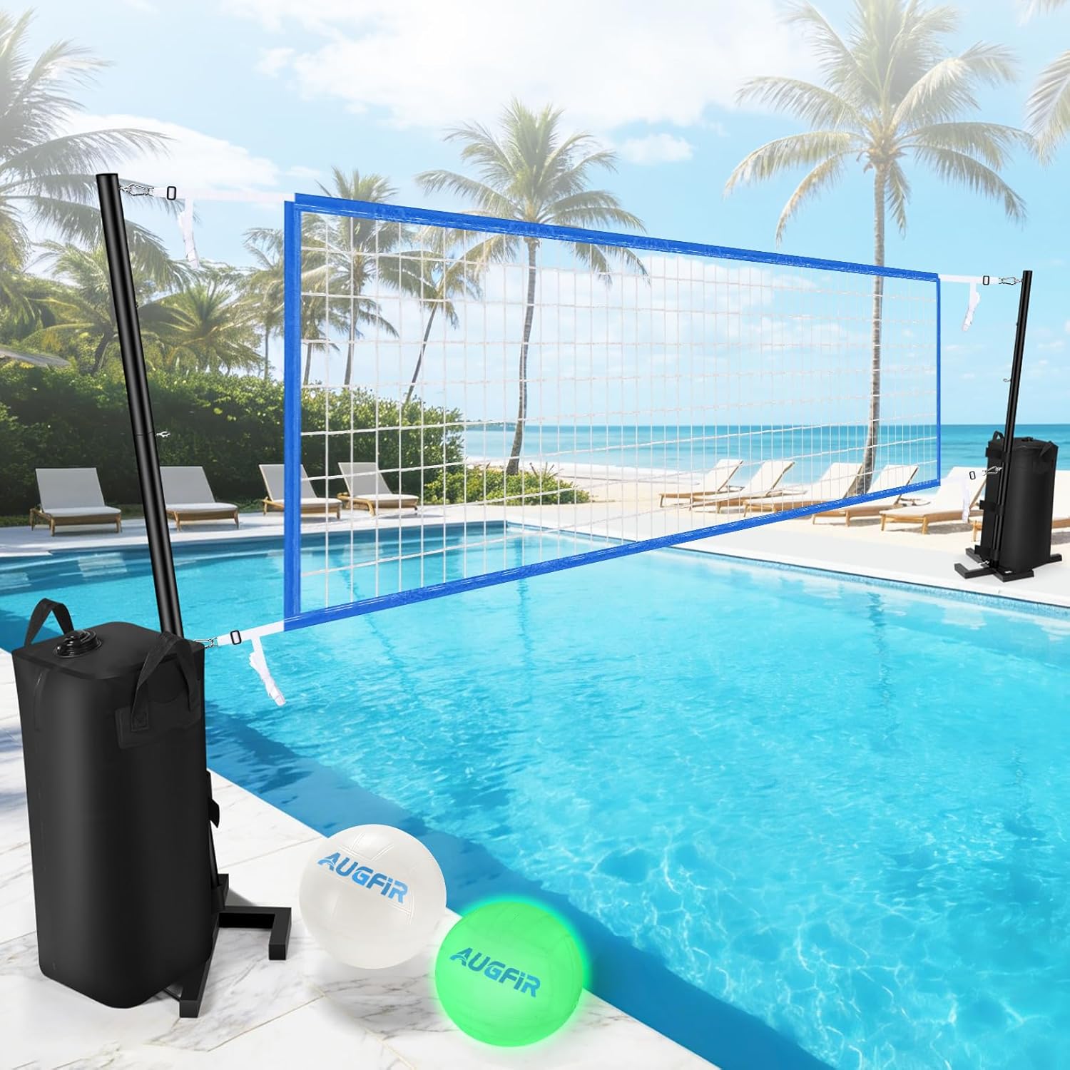 Heavy Duty Pool Volleyball Net - Heavy Equipment Game 评论和价格