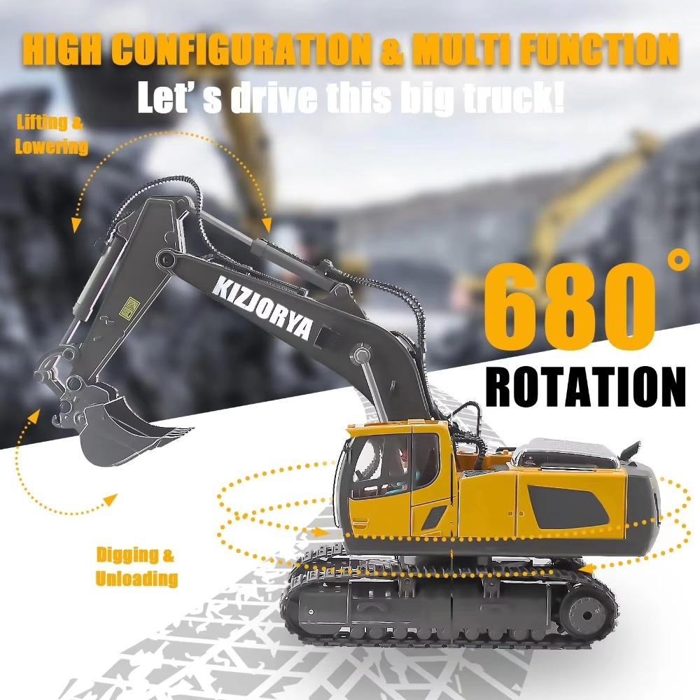 2.4G Remote Control Excavator  - Heavy Equipment Games 评论和价格
